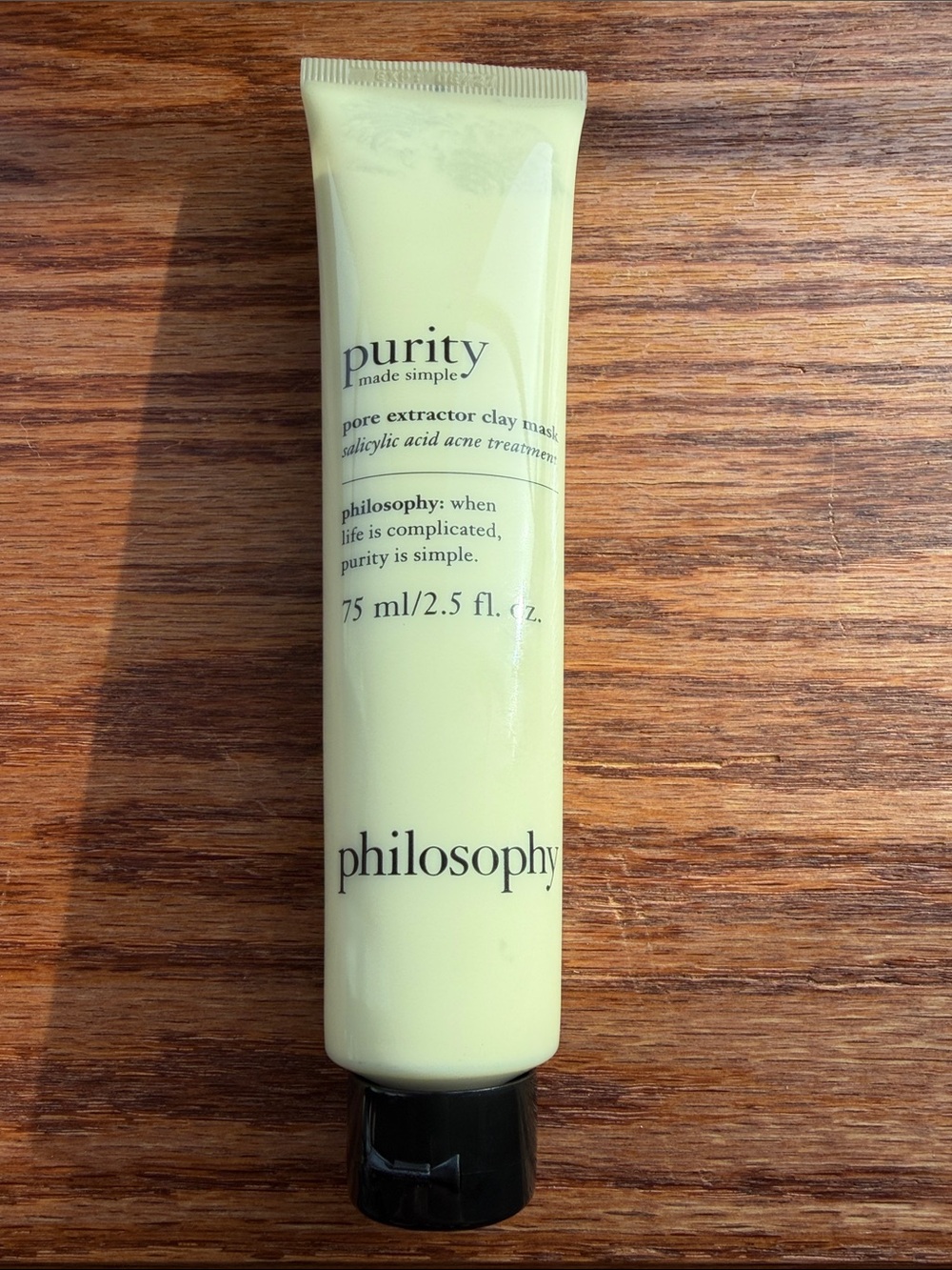 Philosophy Purity Made Simple Pore Extractor Clay Mask - Pale Yellow Tube